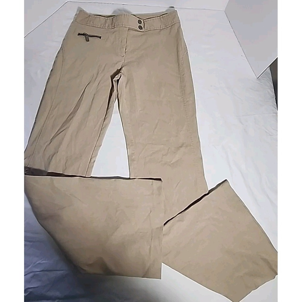 Tommy Hilfiger Womens Khaki Pants Size 6 Straight Leg Beige Vintage 90s‎